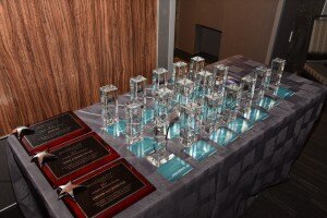 The shiny hardware going home with the winners of the EQ Awards!